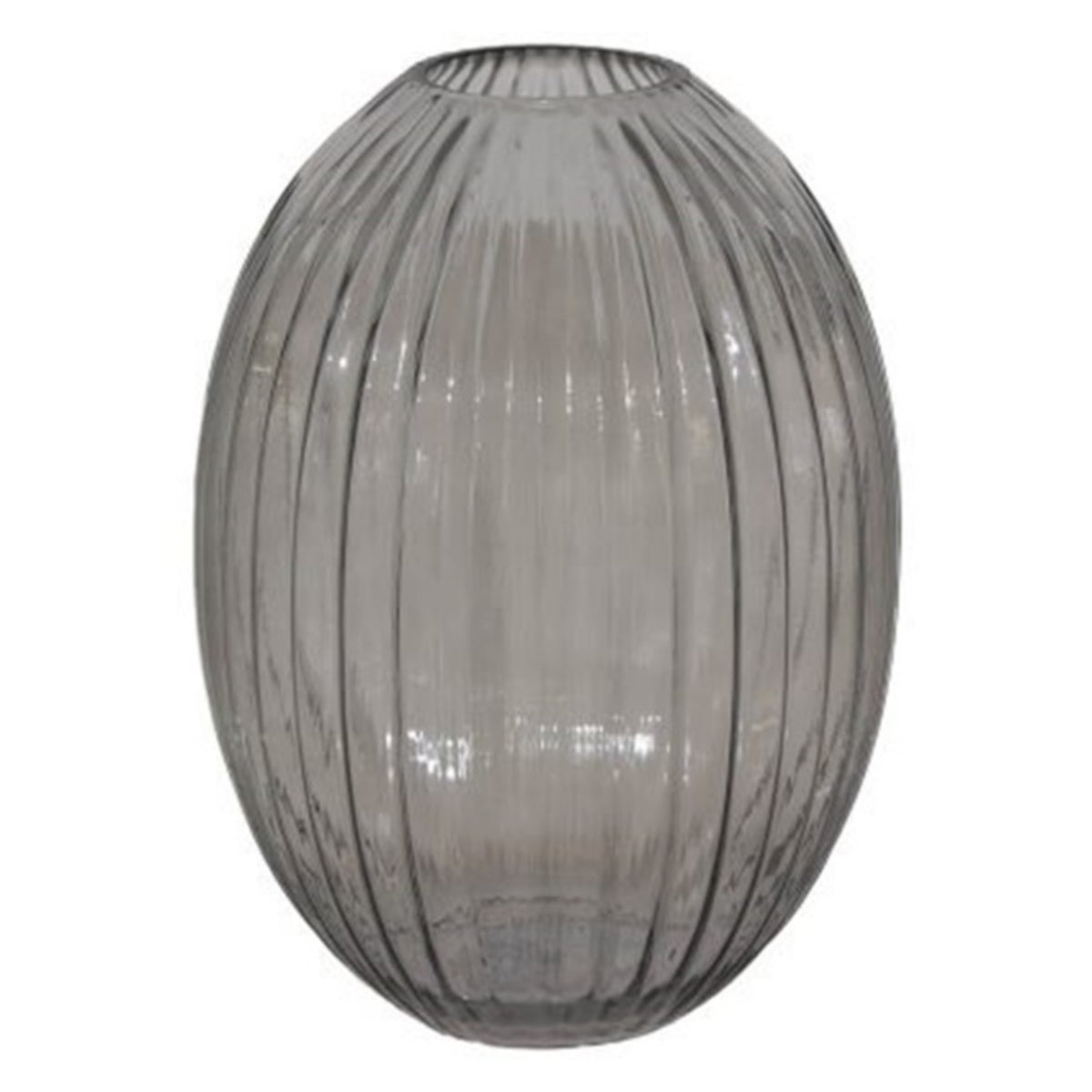 Grey Tint Optic Vase 30CM