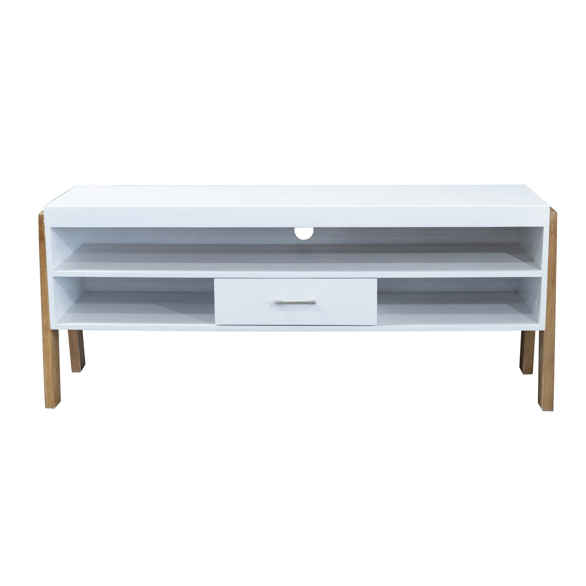 Athena Plasma Stand Brown and White