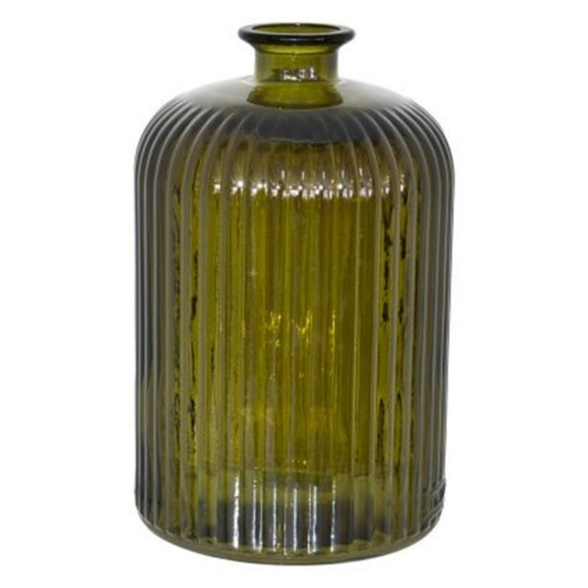 Olive Green Bottle Vase 23CM
