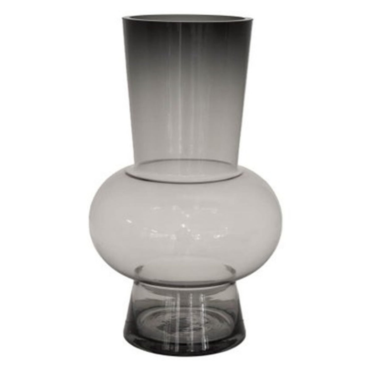 Smoke Belly Vase 28CM