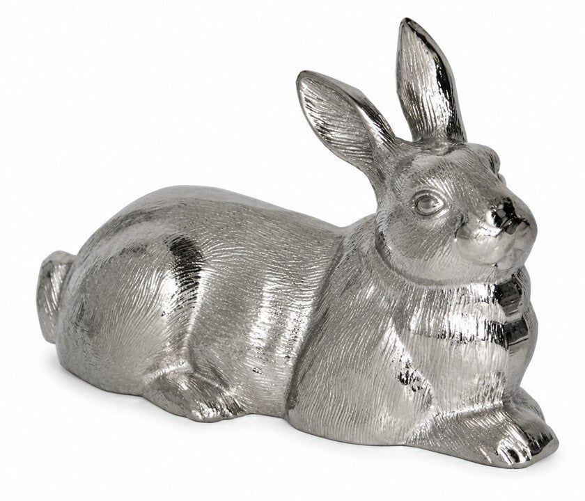 Nickel-Finish Aluminium Rabbit – ORN-64