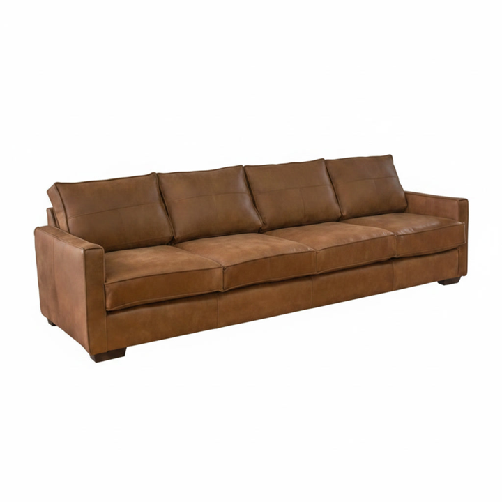 Soho 4-Seater Sofa — Amanzi Brown