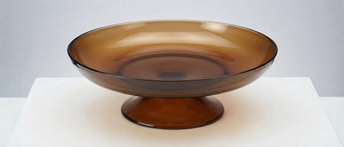 Small Brown Glass Bowl (GO-FC26066)