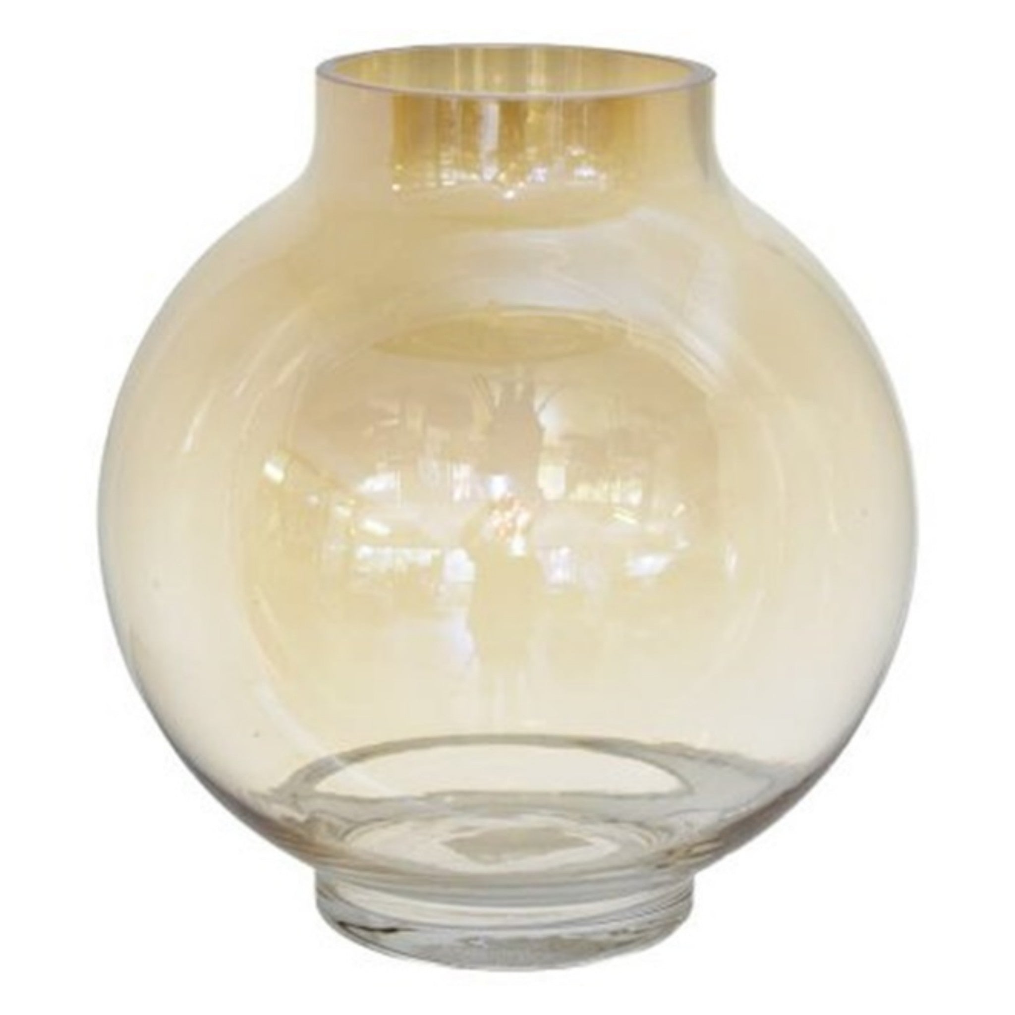 Amber Lustre Ball Vase 21CM – Inspire Lifestyle