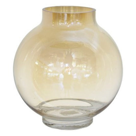 Amber Lustre Ball Vase 21CM