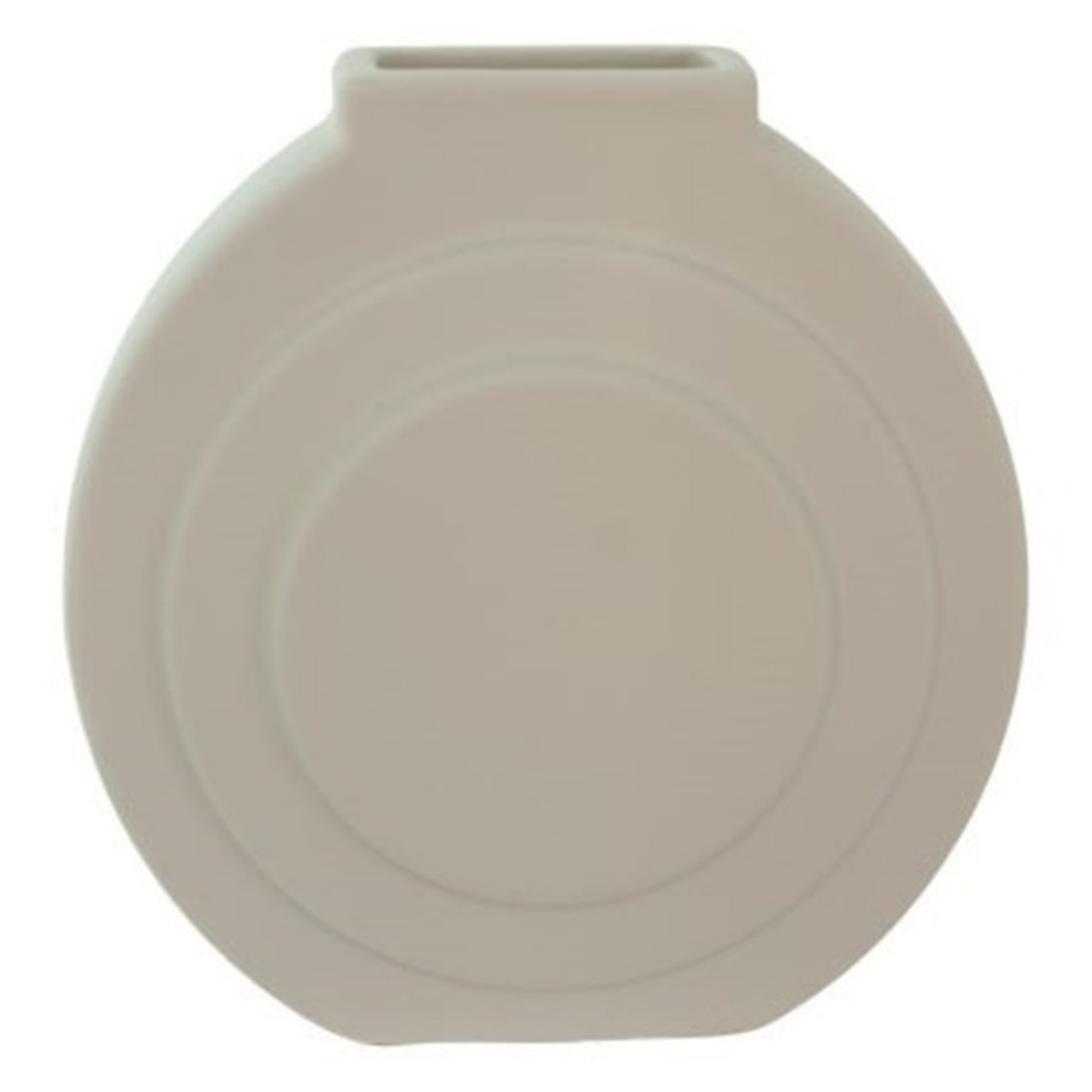 Empire Round Ivory Lace Vase 15CM