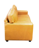 Hilton 4 Seater sofa Mustard Side view