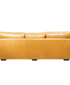 Hilton 4 Seater Sofa Mustard back view.