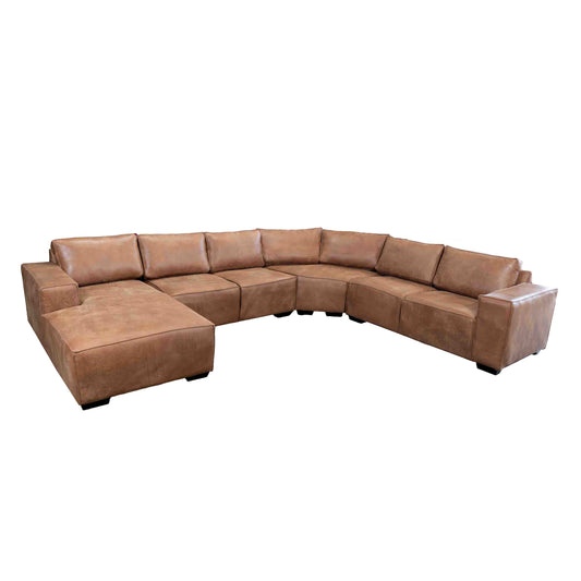 Kilimanjaro Corner Daybed Leather Sofa 3 Quarter view 2