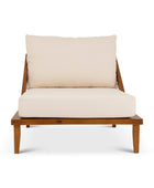 Bahama Single Seater Pine Patio Couch (Outdoor Canvas Cushions)