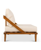 Bahama Single Seater Pine Patio Couch (Outdoor Canvas Cushions)