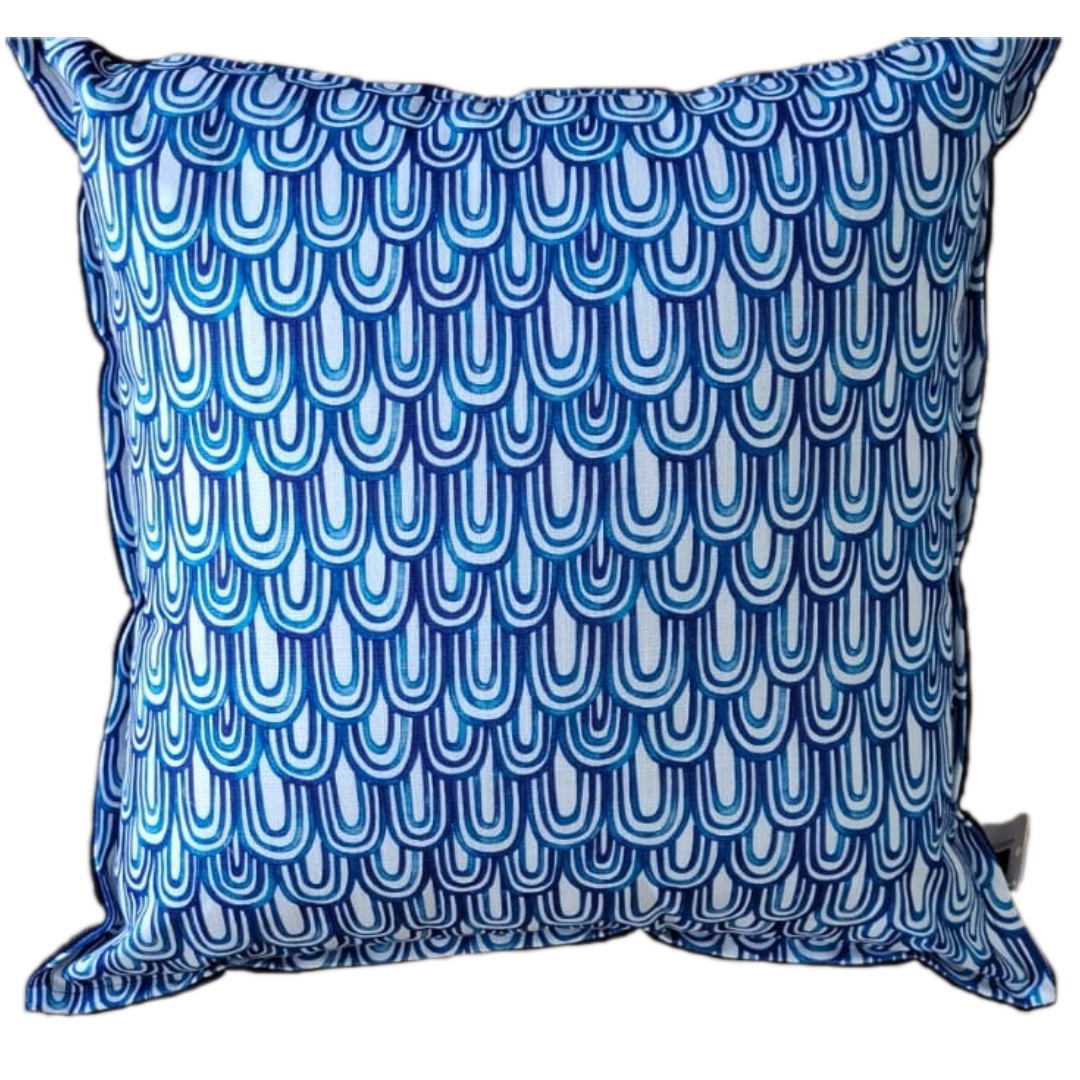 Maiden Hair Navy Denim Navy Scatter Cushion