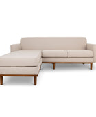 Oslo Three Seater L Shape Couch (Linen)
