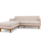 Oslo Three Seater L Shape Couch (Linen)