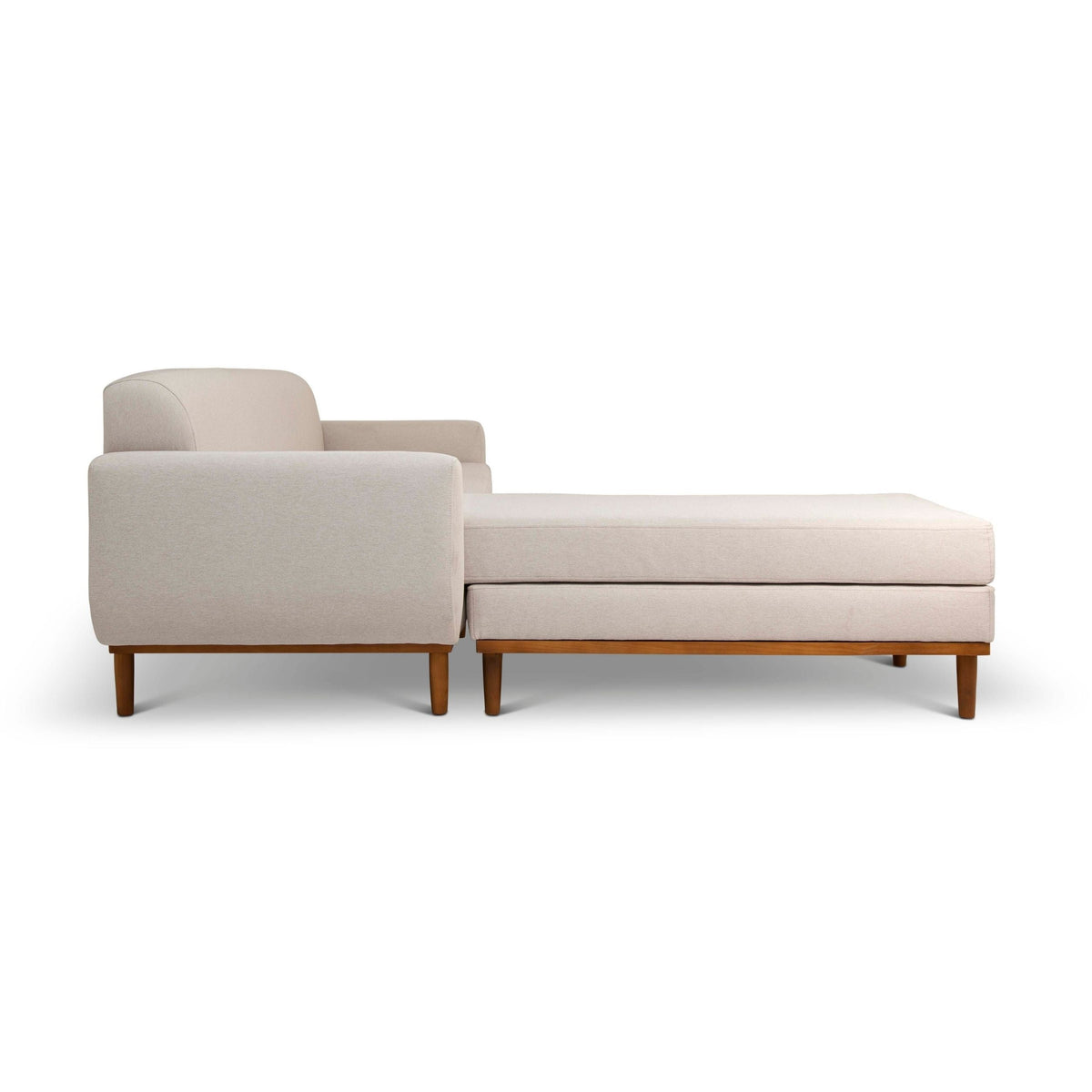 Oslo Three Seater L Shape Couch (Linen)