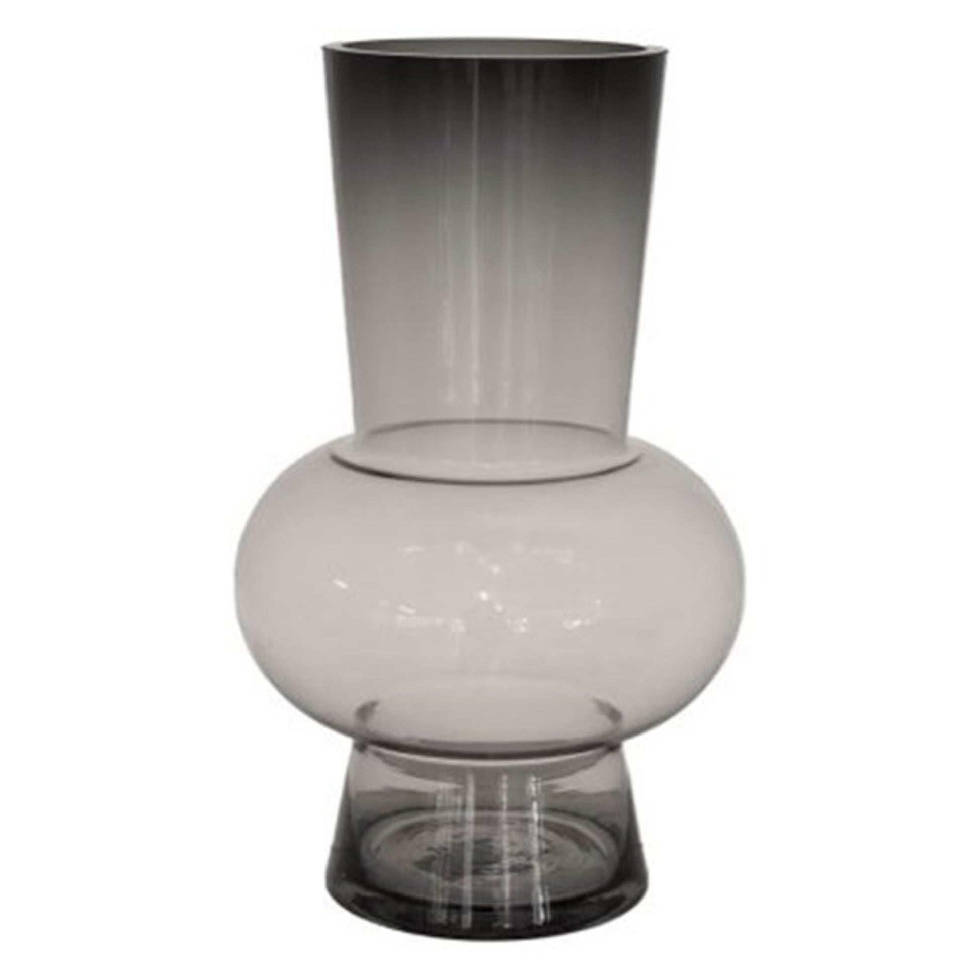 Smoke Belly Vase 28CM