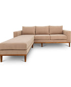 Sophia Three Seater L Shape Couch (Suede)