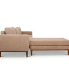 Sophia Three Seater L Shape Couch (Suede)