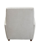 Sophia 1 Seater Fabric Armchair Sofa Light Grey Back View