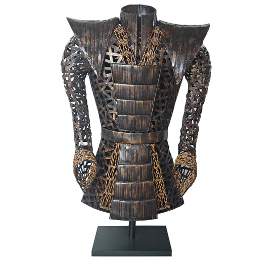 Metal Brass Armour on Stand 104cm