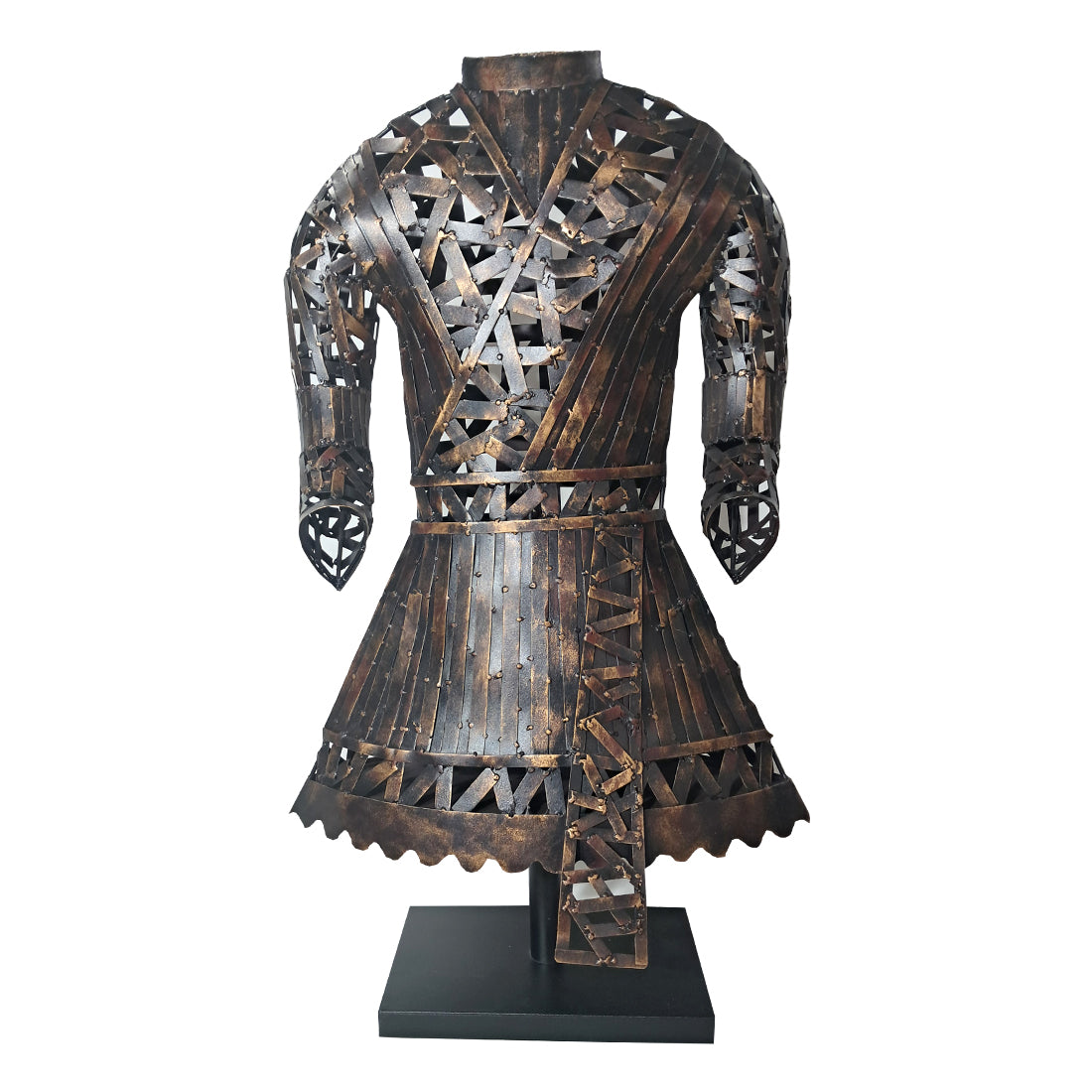 Metal Brass Armour on Stand 87cm