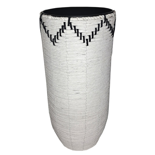 Standing Basket White & Black