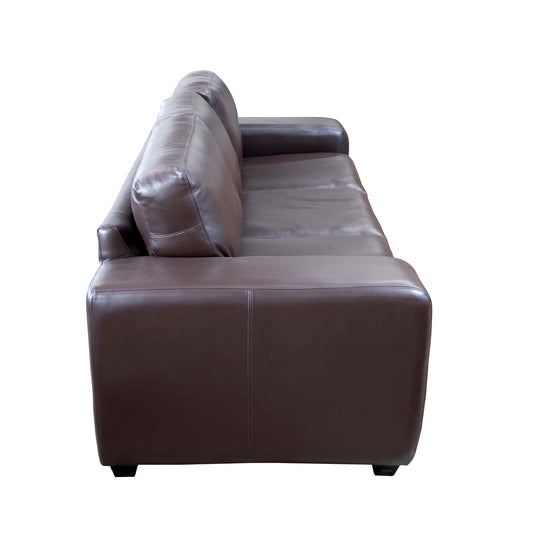 Zimbali 4 Seater sofa Brown Side view