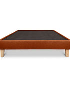 Baked clay linen Alexis bed base from Pascal Furniture
