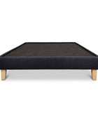 Liquorice linen Alexis bed base from Pascal Furniture