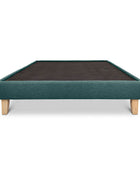 Storm blue linen Alexis bed base from Pascal Furniture