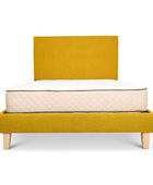 Arrowwood linen Alexis bed and plain headboard combo