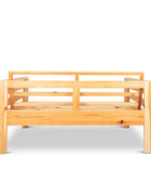 Classic outdoor two seater cedarwood frame