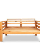 Classic outdoor two seater cedarwood frame