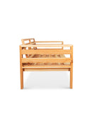 Classic outdoor two seater cedarwood frame