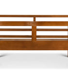 Classic patio two seater couch frame back view