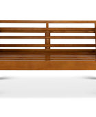 Classic patio two seater couch frame front view