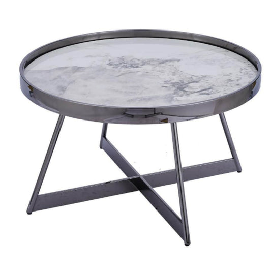 Gunmetal Coffee Table and End Table Combo