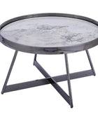 Gunmetal Coffee Table and End Table Combo