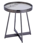 Gunmetal Coffee Table and End Table Combo