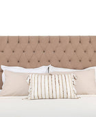 Deep Buttoned Headboard (Suede)