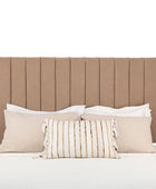 Fluted Headboard (Suede)