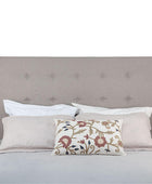Shallow Buttoned Headboard (Linen)