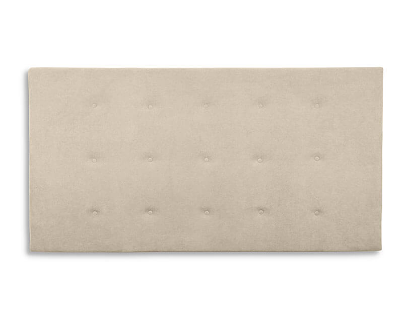 Shallow Buttoned Headboard (Suede)