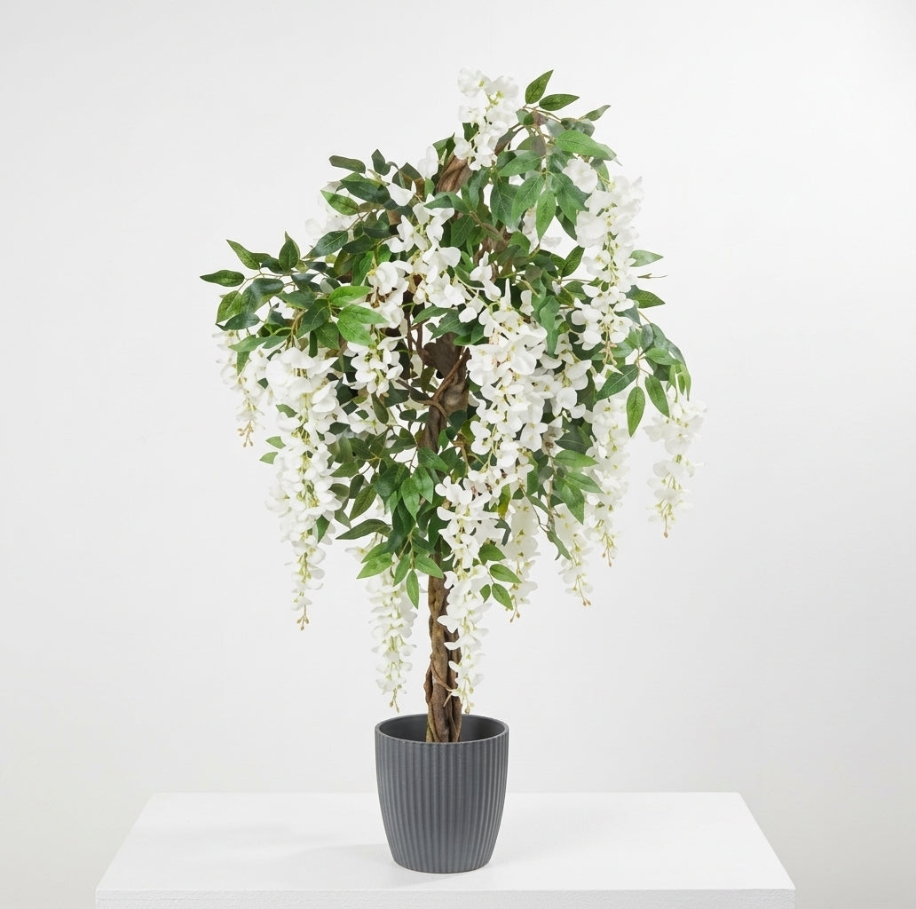 Artificial Wisteria Tree – 1.8 m – White