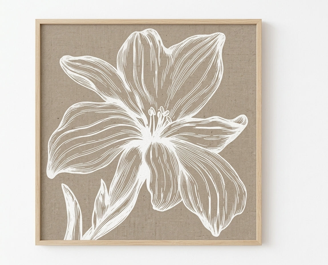 White Flower Artwork – ART148