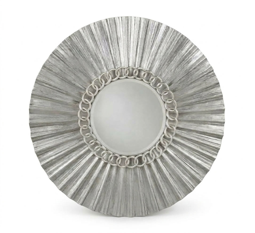 Silver Round Mirror – MRR105