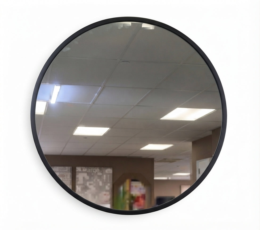 Black Round Mirror – MRR-FC26108 / MRR-FC26109 – 1000 mm diameter