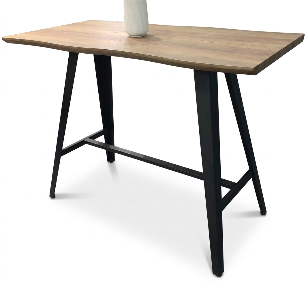 Luca Bar Table – Black Metal Legs