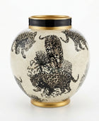 Soft Yellow Ceramic Animal Vase – Large