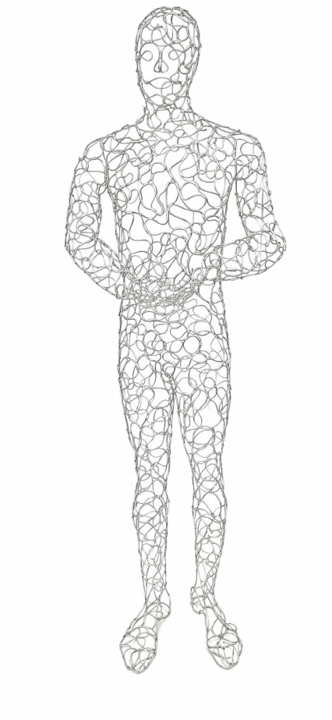 Xreative Welding Life-Size Wire Male Mannequin